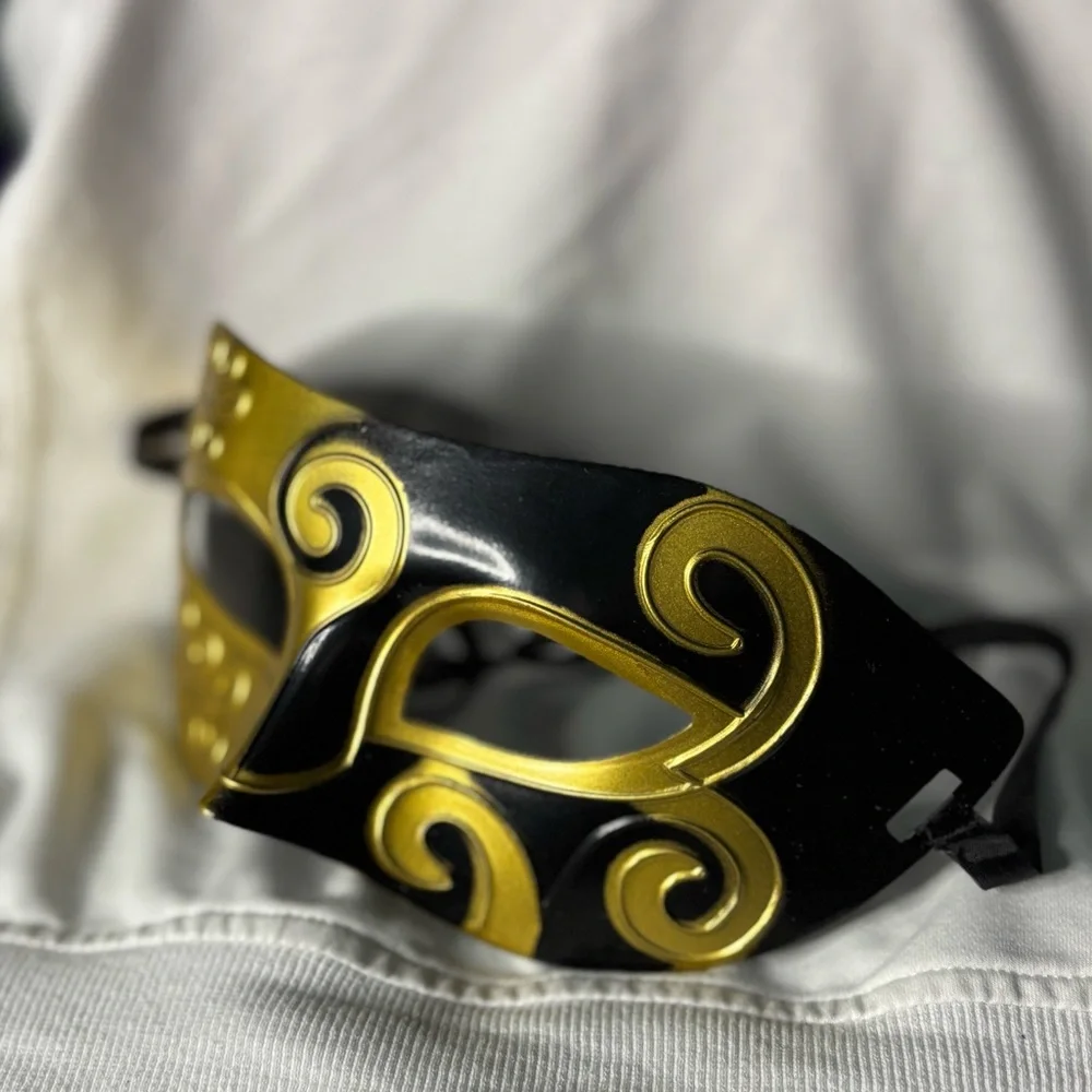 Gold and Black Masquerade Mask